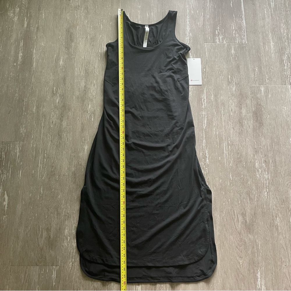 Lululemon Pima Cotton Open-Back Midi Dress - Black - Picture 4 of 7